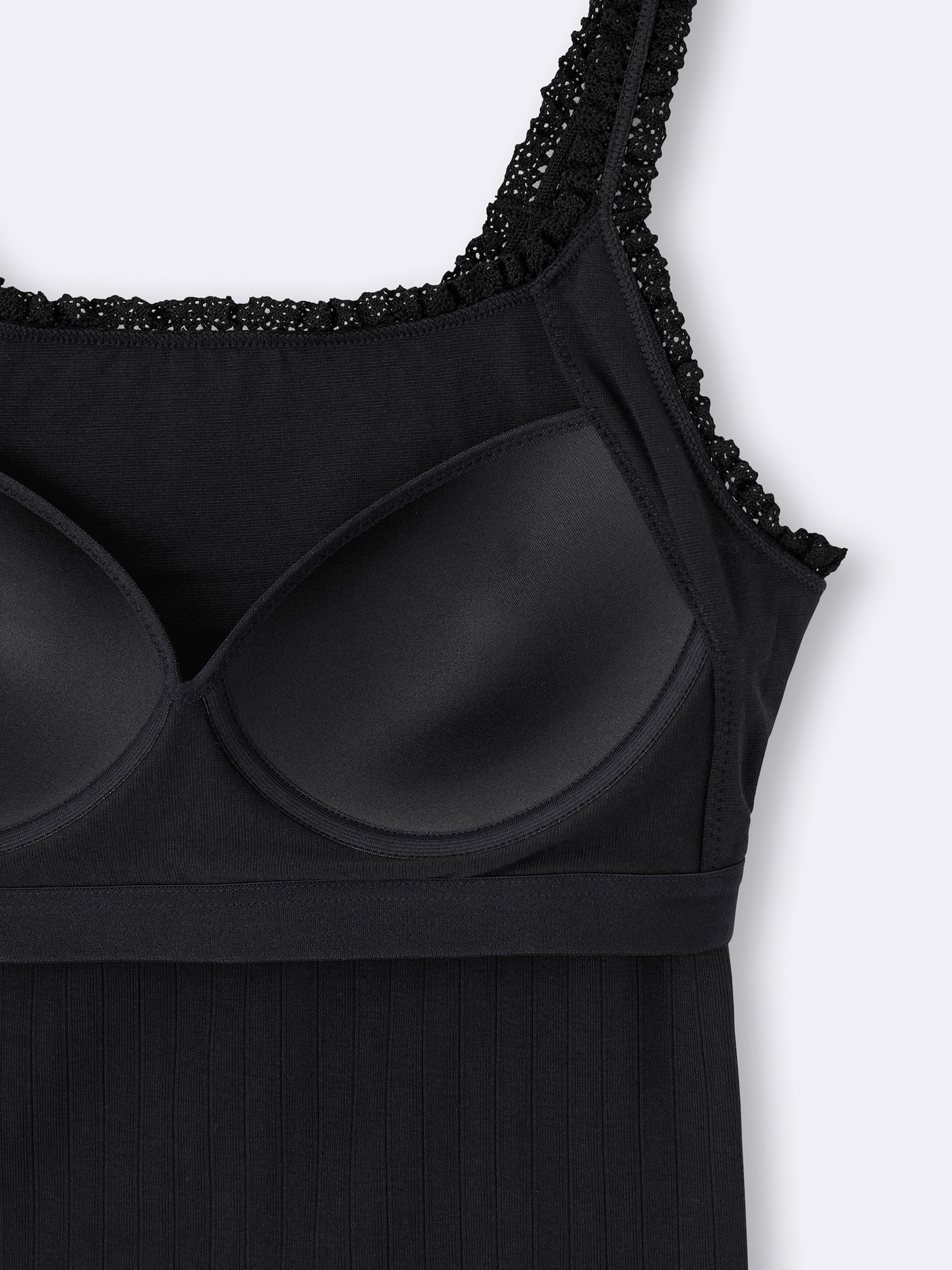 MIYAO ブラトップ キャミソール トップス カットソー ブラック フリル ミヤオ MIYAO フリル トップ（Frill Top） （ブラック） -ファッション