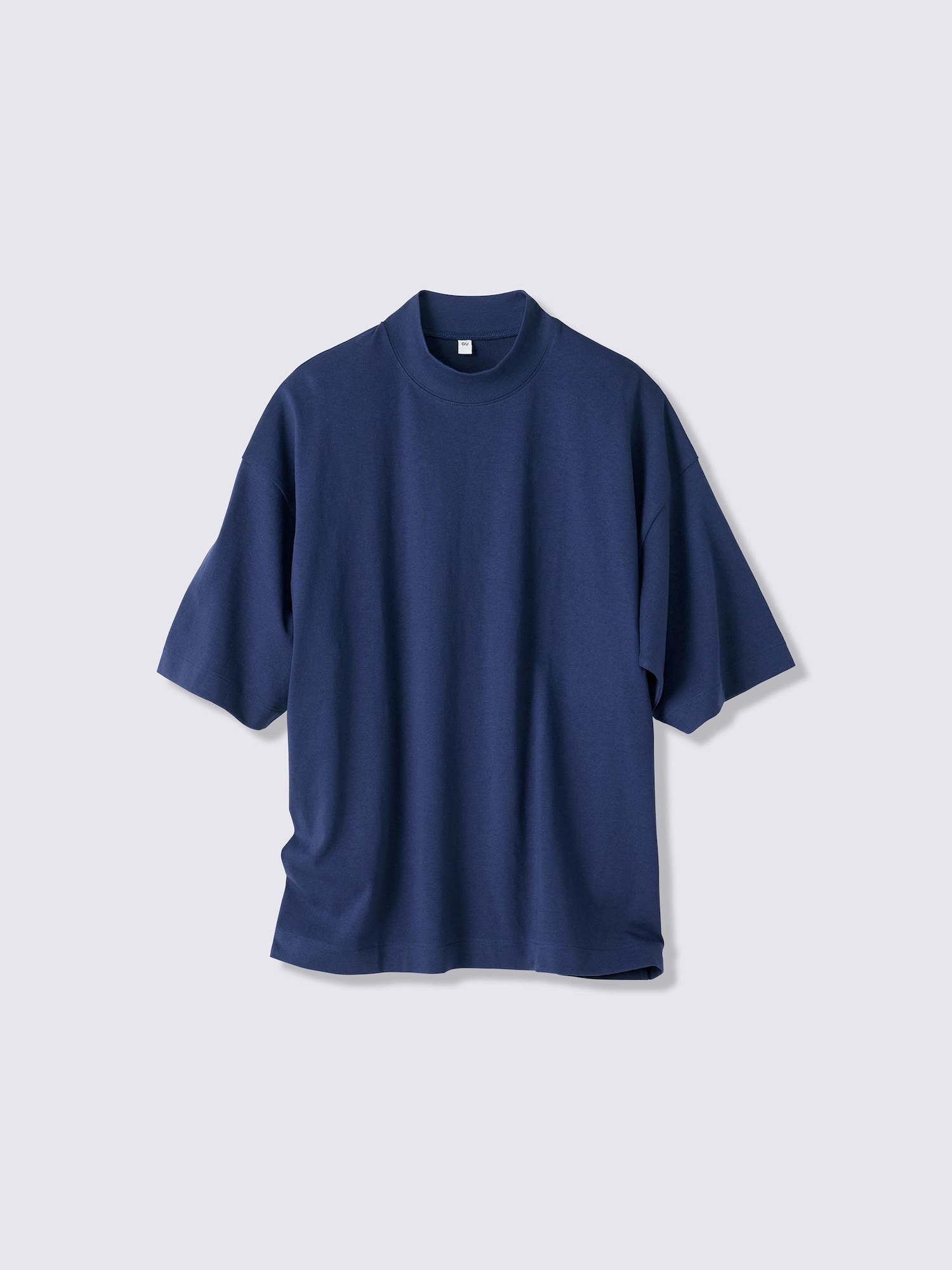 GU公式 | オーバーサイズモックネックT(5分袖)ST(メンズ)