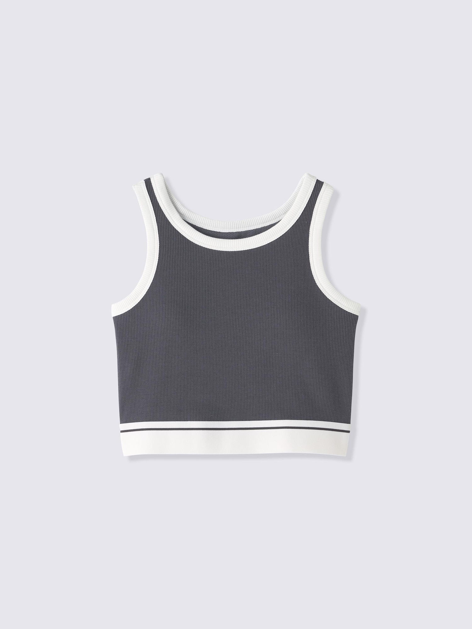 GIRLSブラフィールプチリブクロップドタンクトップ(スポーツ)