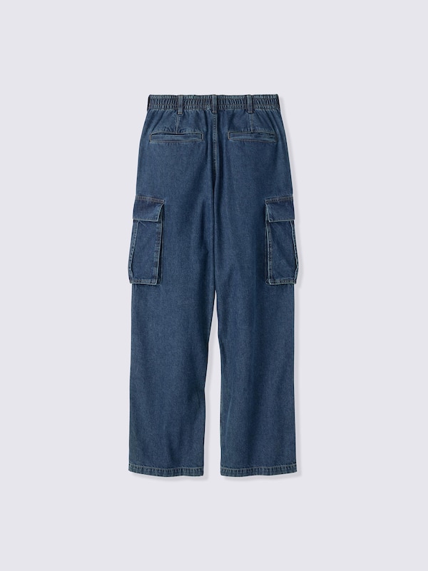 デニムワイドカーゴパンツ UL(丈長め)