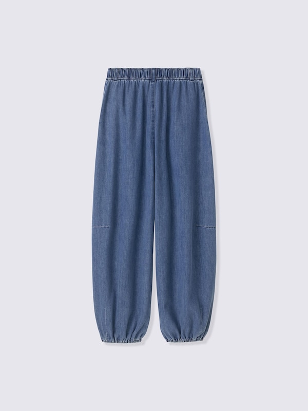 ライトデニムバルーンパンツ