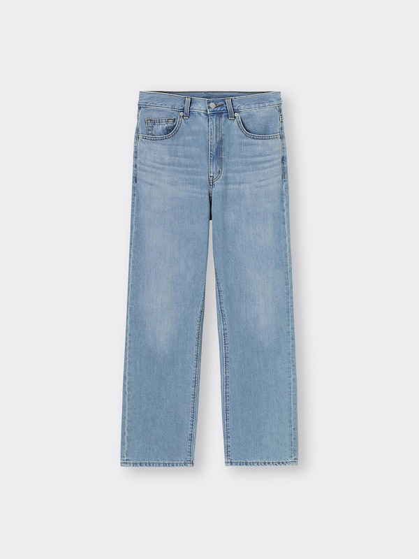 High Rise Straight Jeans