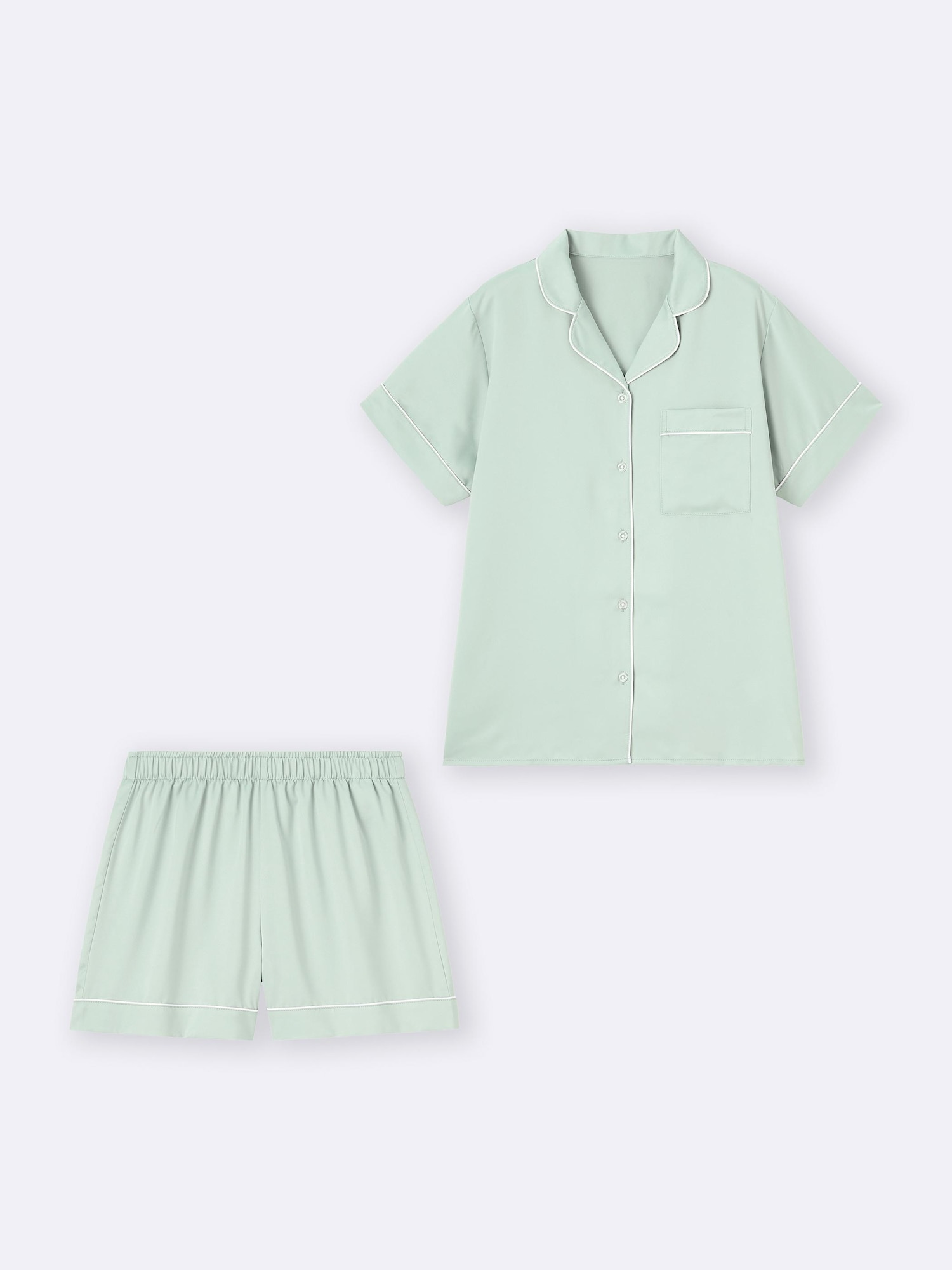 ★ SPAO★ Puipui Moruka short sleeve pajamas GREEN SPPPF38U SPAO x Tamagotchi - Short Sleeve Pajamas Set (Green) – Harumio
