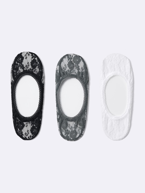 No-Show Socks 3-Pack | Lace