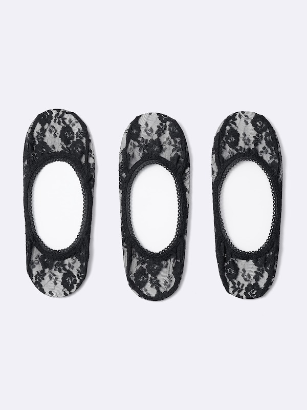 No-Show Socks 3-Pack | Lace