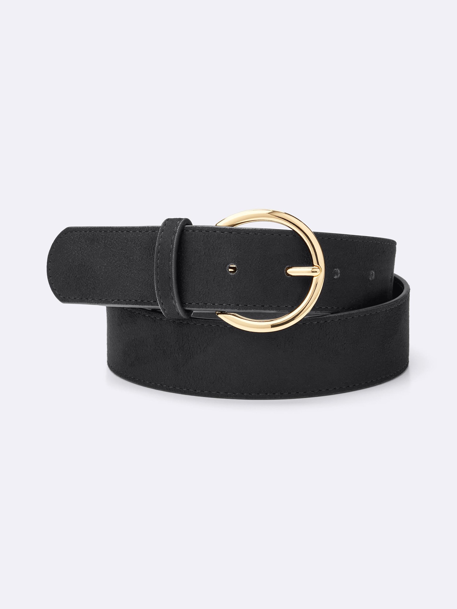 CLANE CIRCLE BUCKLE WIDE BELT ベルト　クラネ CLANE - ベルトデザイン テーパードパンツ - WIDE BELT TUCK PANTS