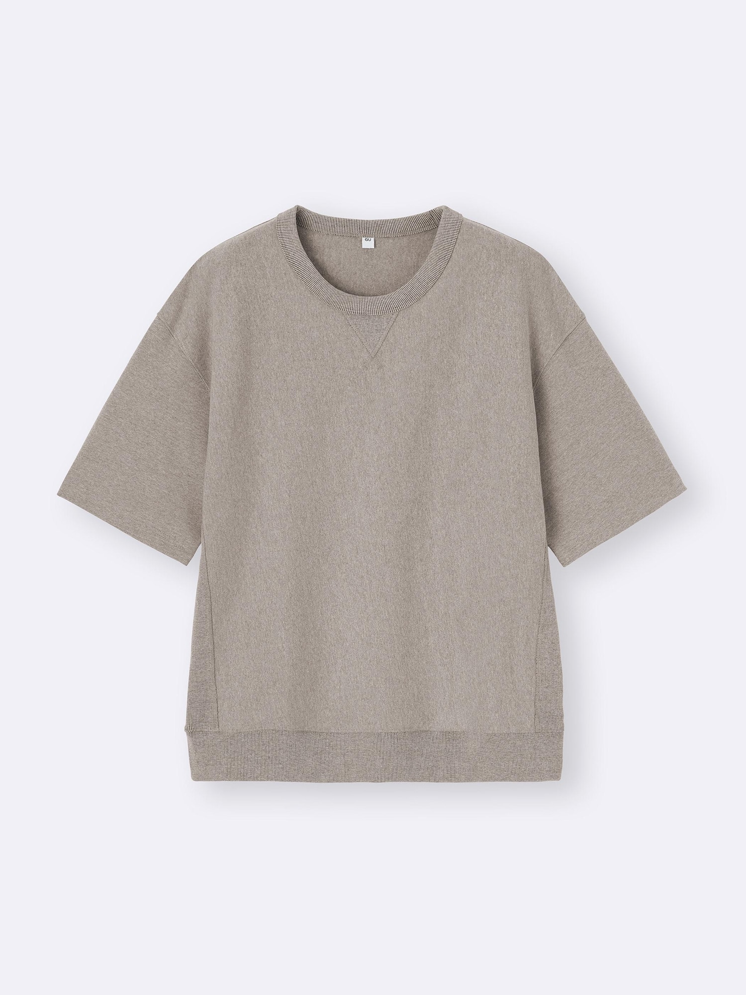 Sweat Look T-Shirt | HalfSlv | GU US