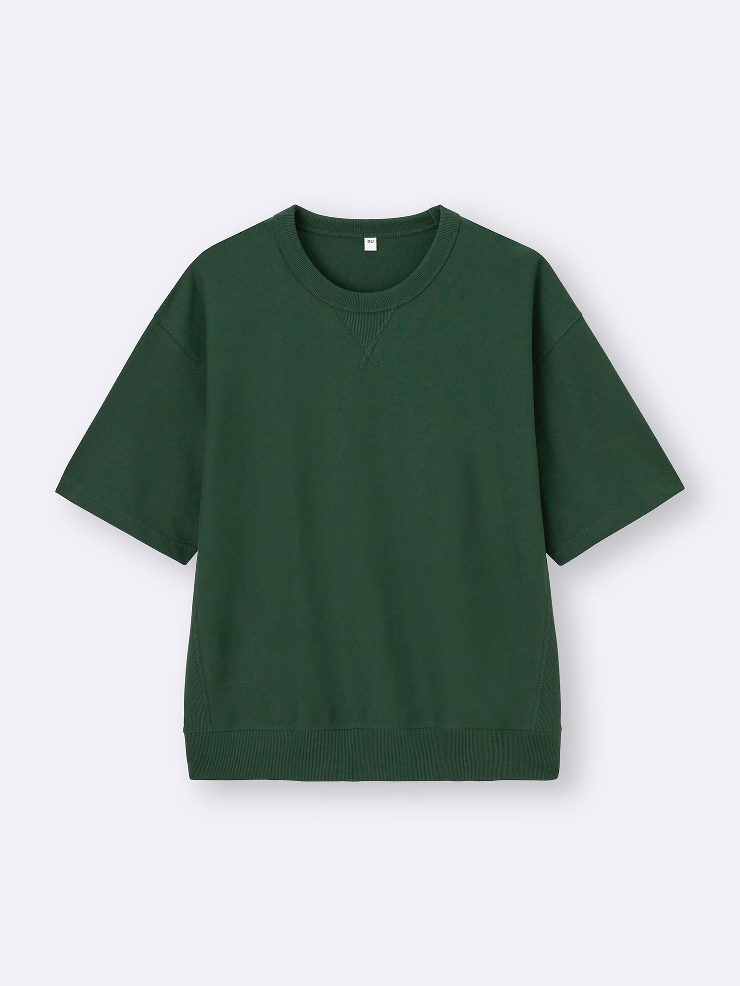 Sweat Look T-Shirt | HalfSlv | GU US