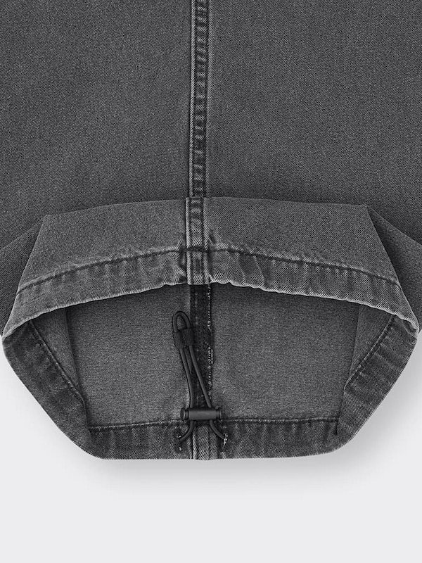 Denim Super Wide Cargo Pants