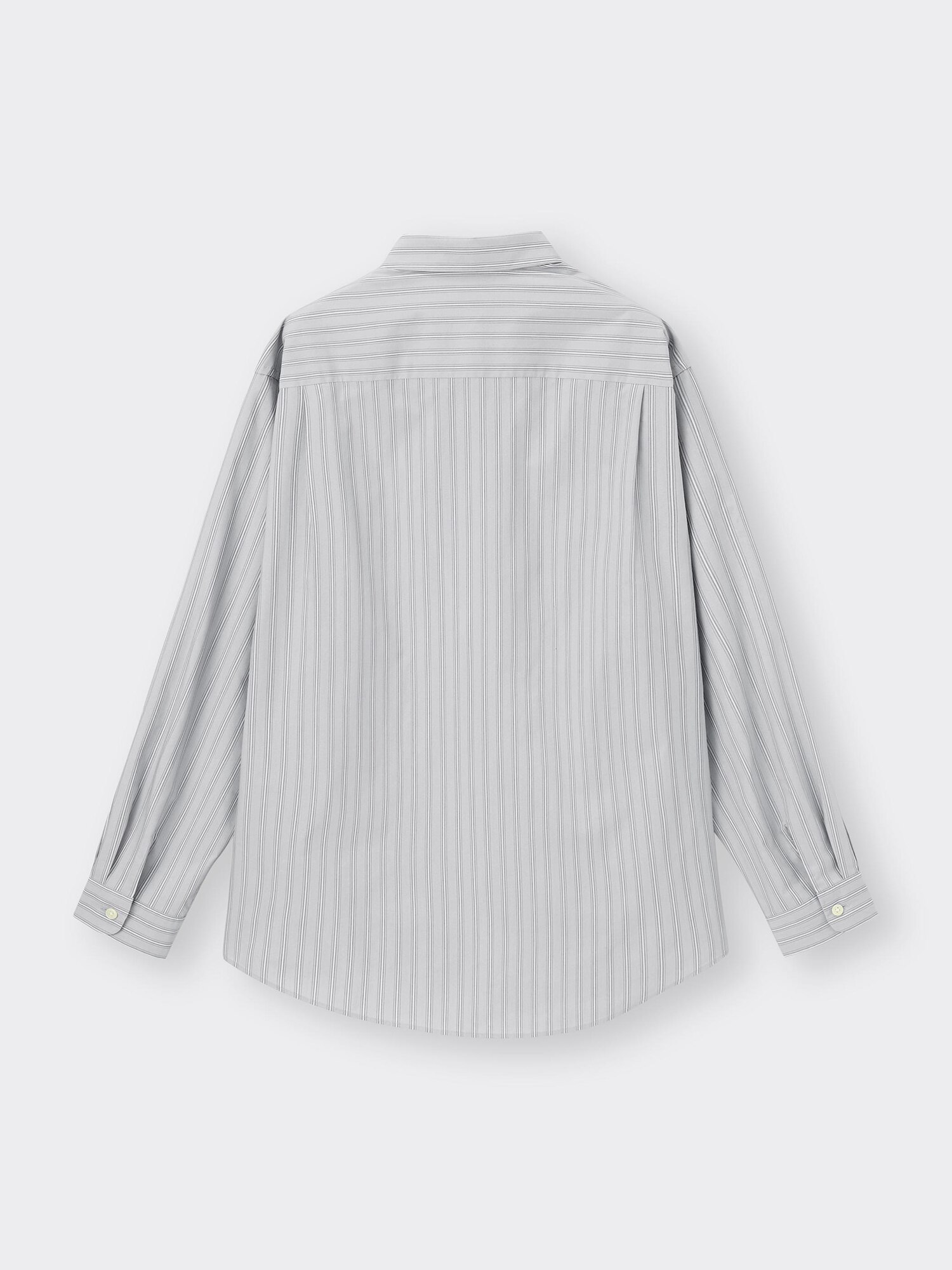 【HUECLOSET】★送料・関税込★Minimal Stripe Cotton Shirt Comfort-fit linen cotton striped shirt blue | Calliope