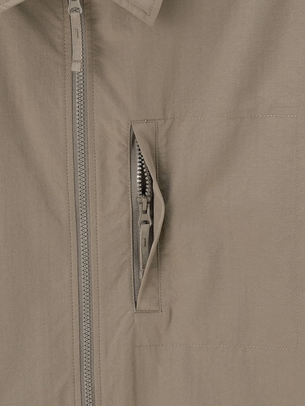 Zip-Up Utility Shirt
