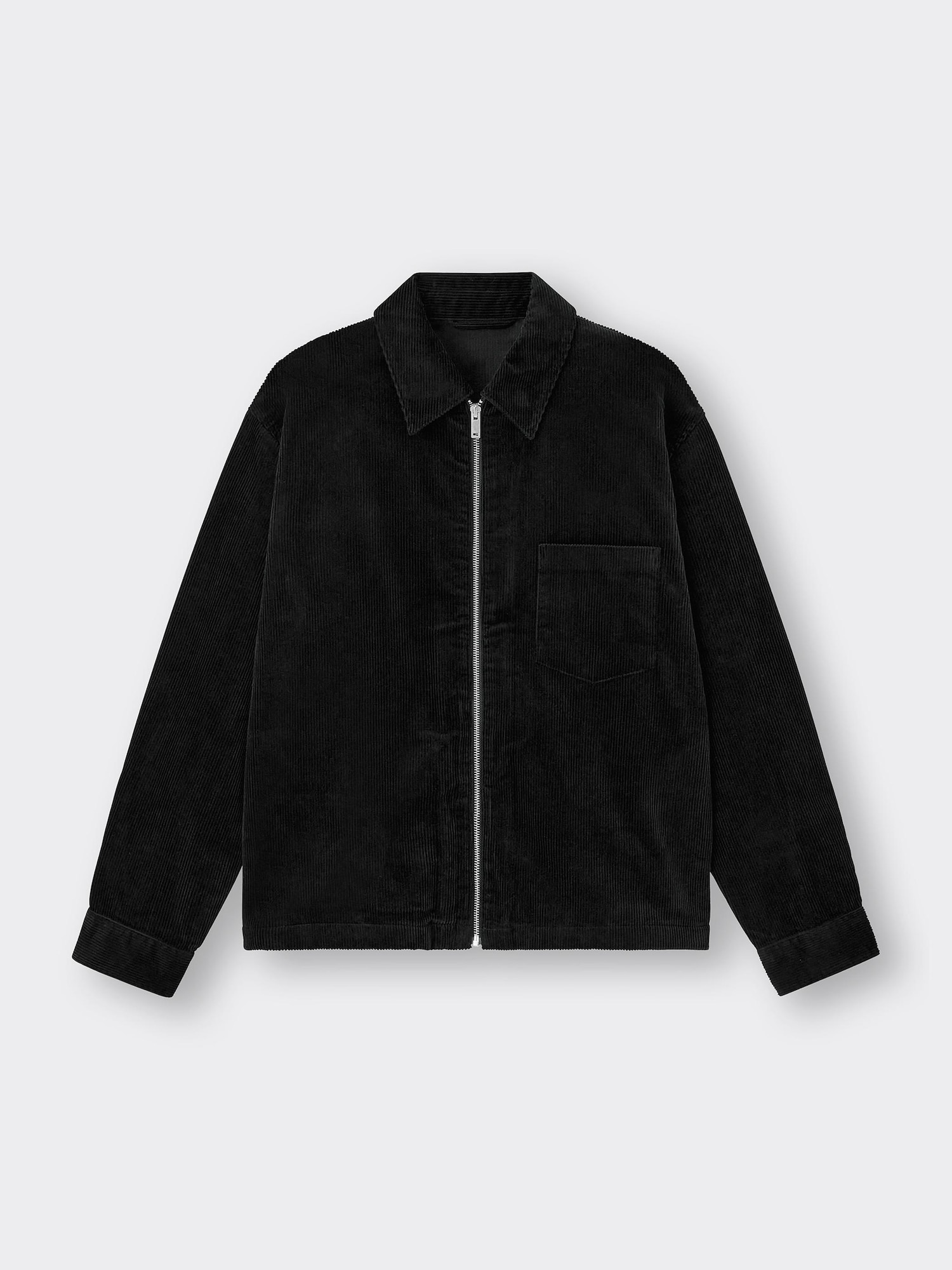 Unisex Corduroy Zip-Up Shirt | GU US