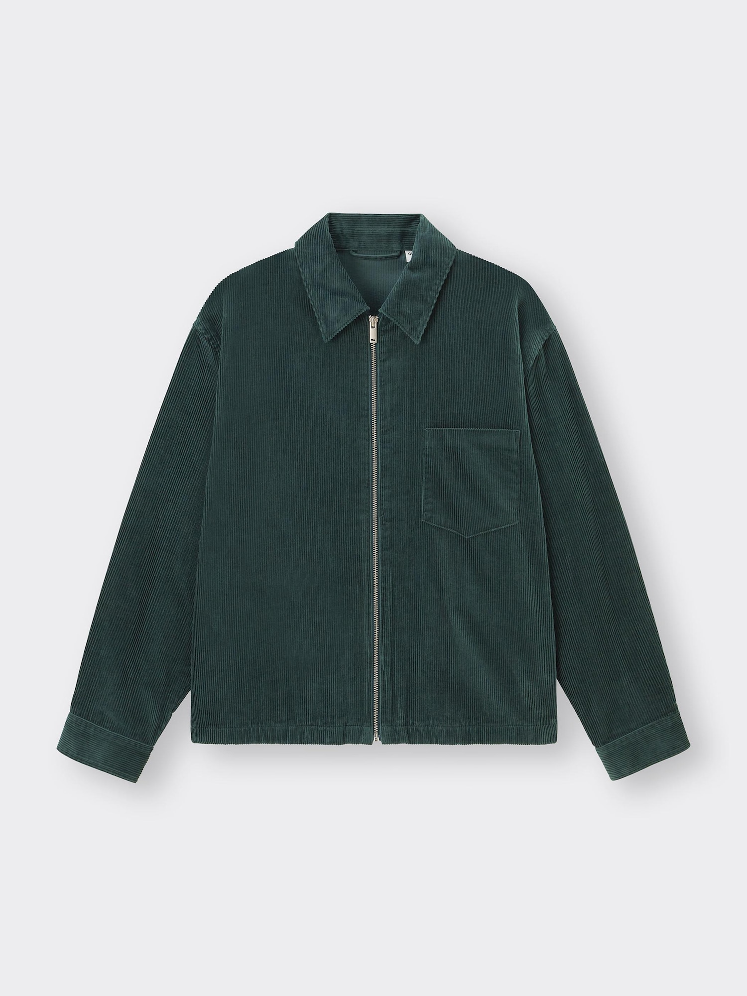 Unisex Corduroy Zip-Up Shirt | GU US