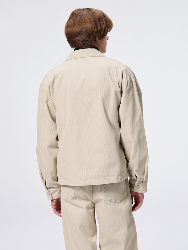 Corduroy Zip-Up Shirt