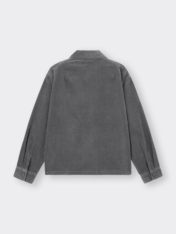 Corduroy Zip-Up Shirt