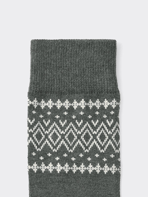 STYLE-HEAT Socks Fair Isle