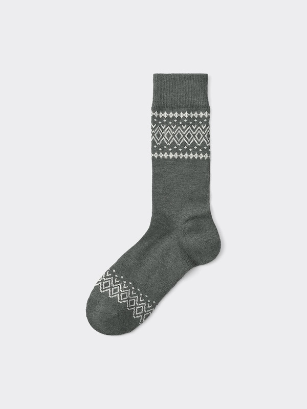 STYLE-HEAT Socks Fair Isle
