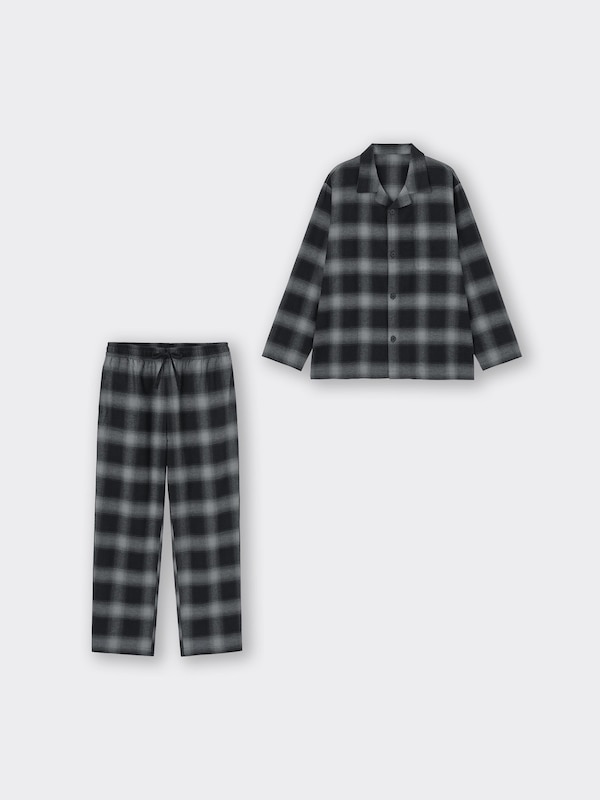 Flannel Pajamas Long Ombre Check