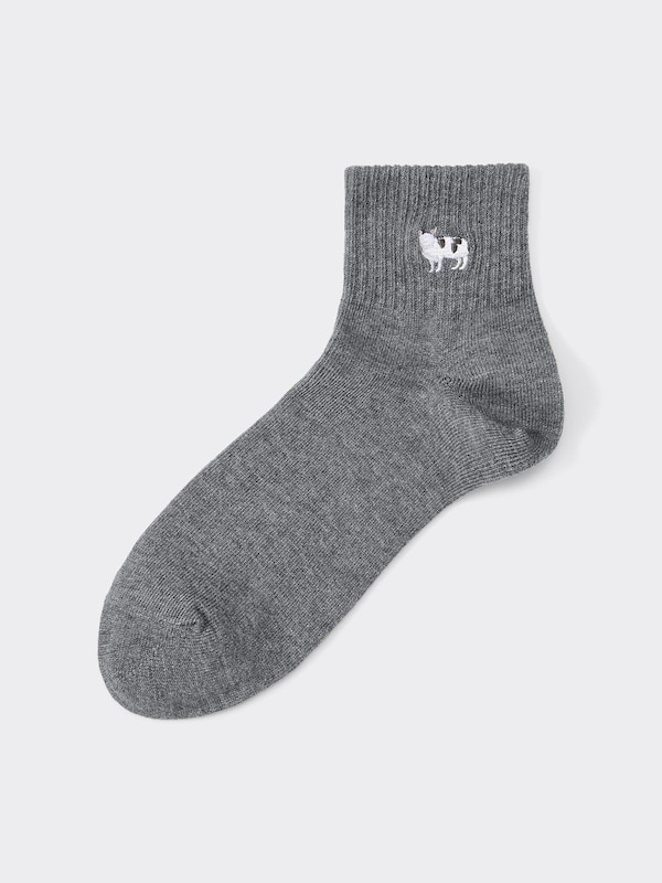 Ankle Socks Embroidery