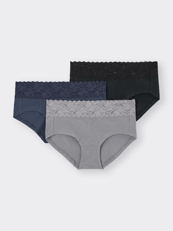 Low Rise Shorts 3-Pack