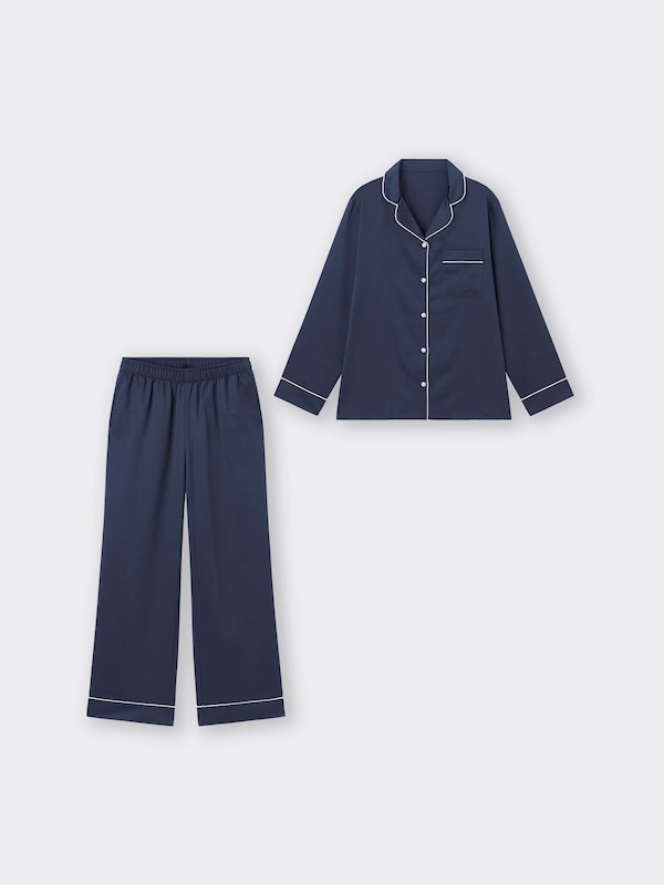 Satin Pajamas Long Sleeve