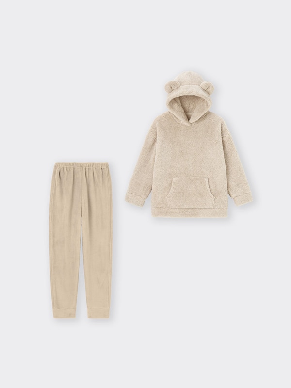 Marshmallow Feel Hoodie Set Bear