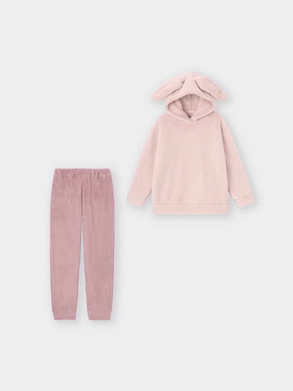 Marshmallow Feel Hoodie Set Rabbit