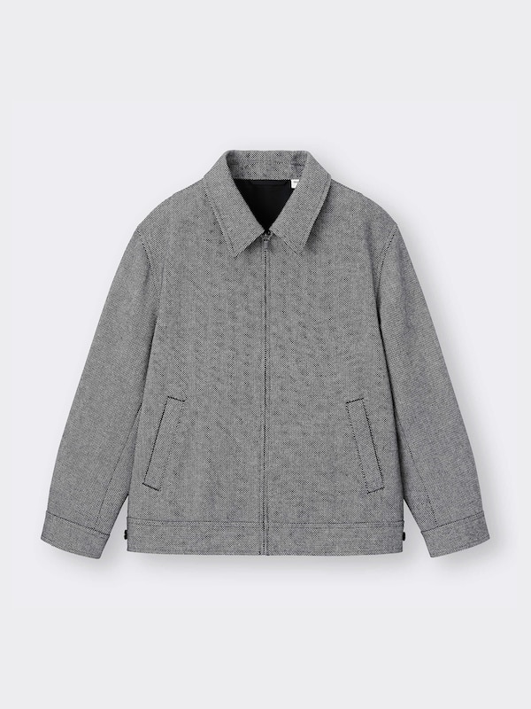COZY MELTON Zip-Up Jacket
