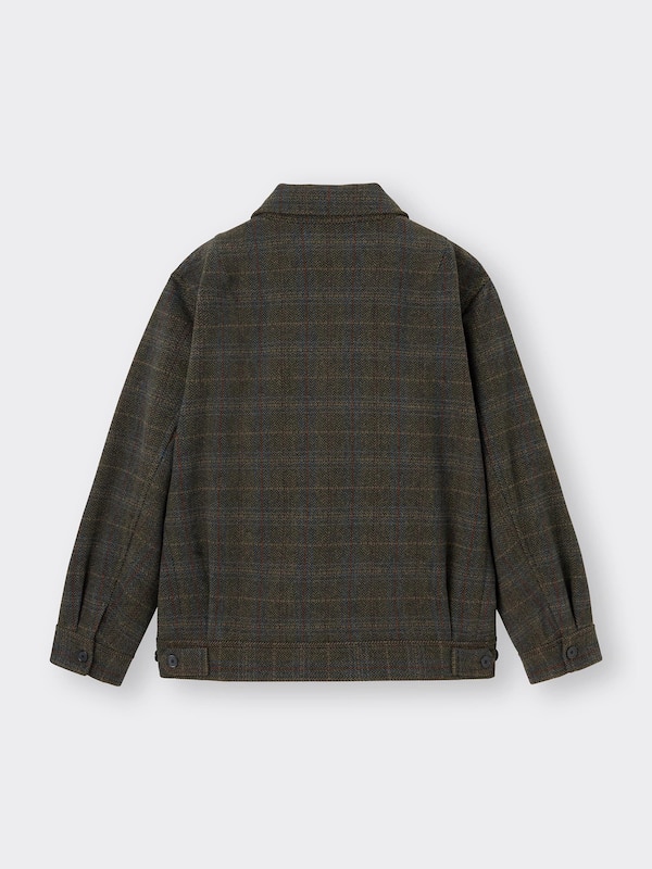 COZY MELTON Zip-Up Jacket