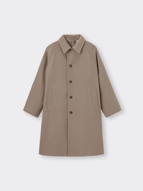 COZY MELTON Balmacaan Coat