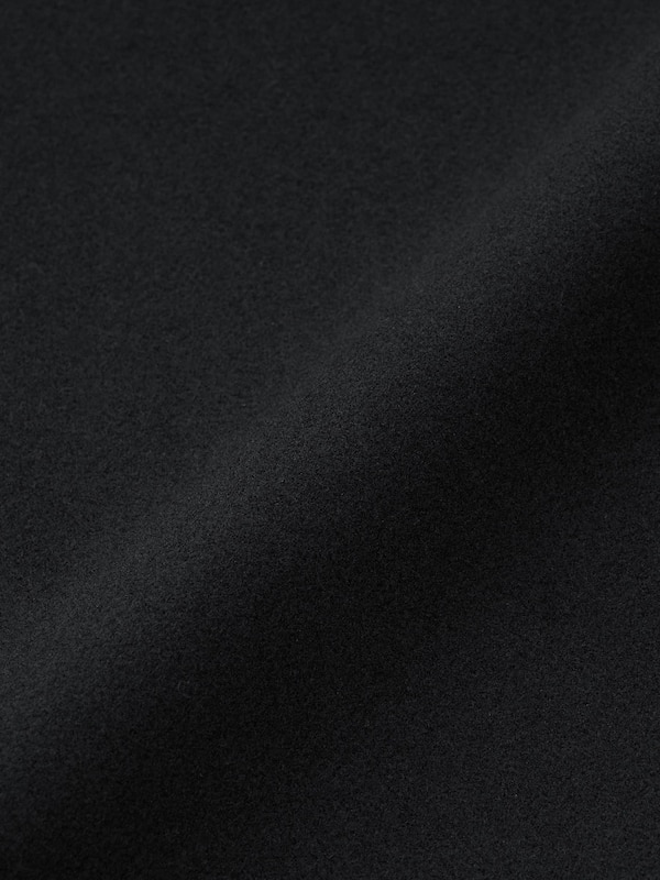 COZY MELTON Balmacaan Coat