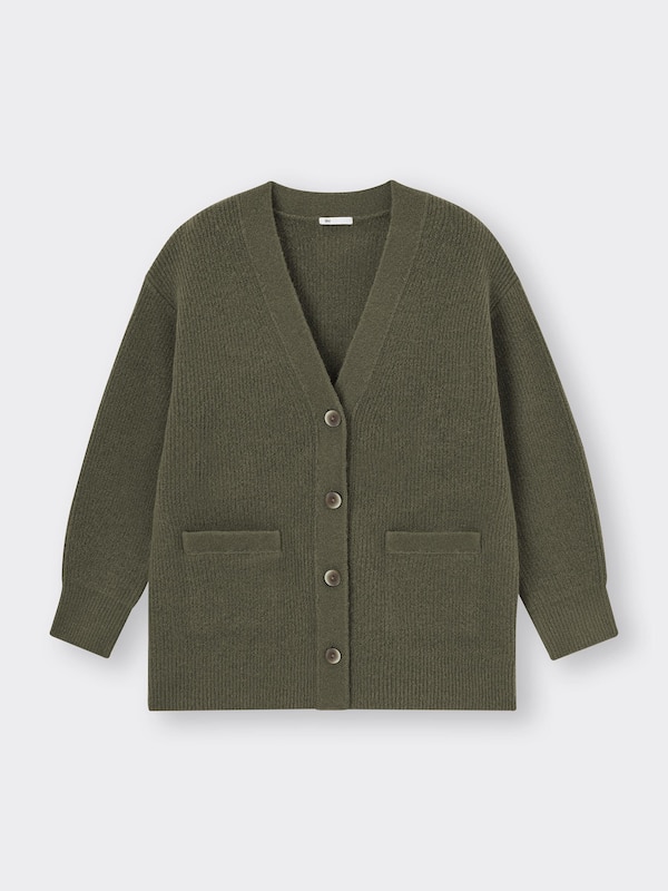 Puffy Touch Oversized Cardigan