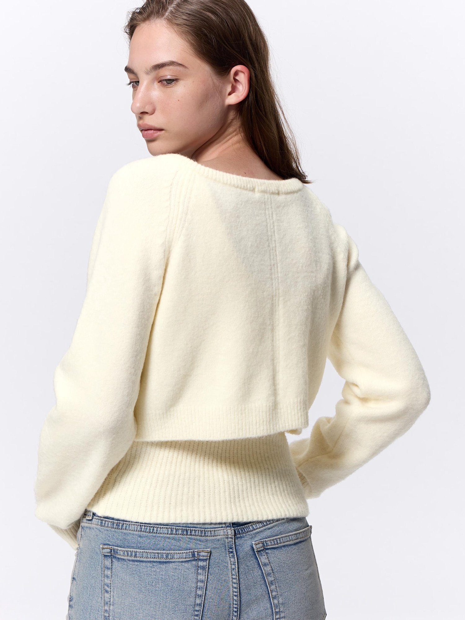 2 Piece Puffy Touch Sweater | GU US