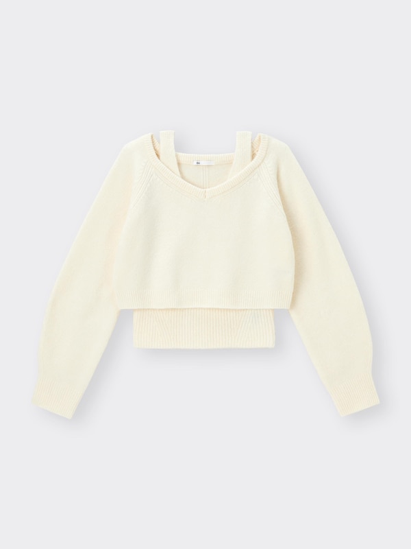 2 Piece Puffy Touch Sweater