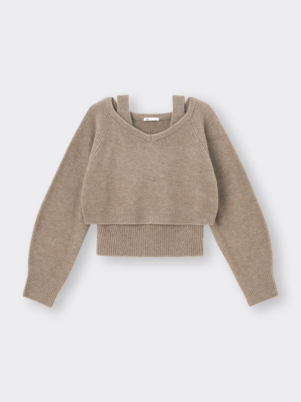 2 Piece Puffy Touch Sweater