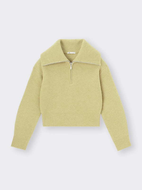 Puffy Touch Big Collar Sweater