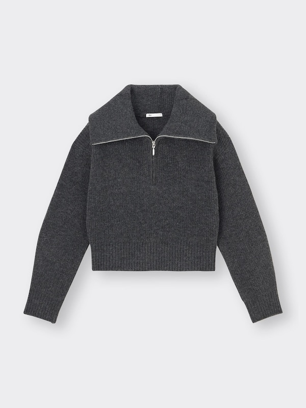Puffy Touch Big Collar Sweater
