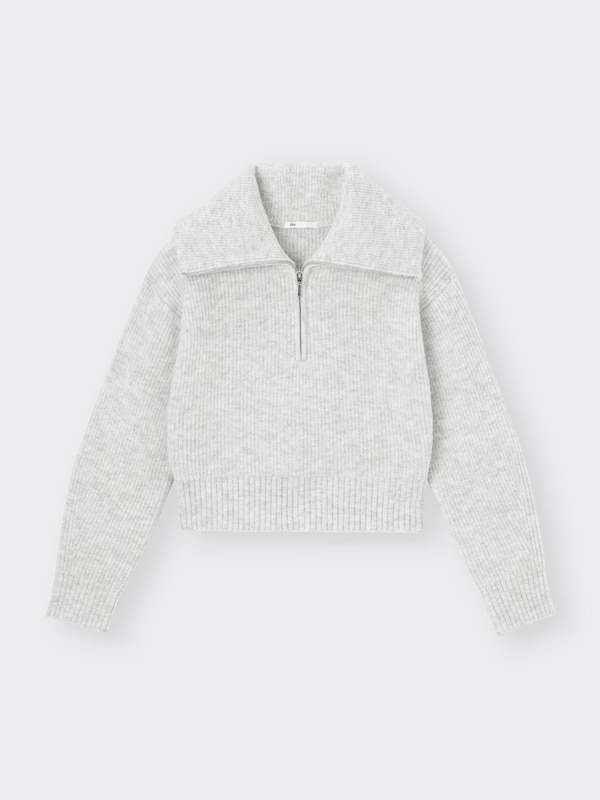 Puffy Touch Big Collar Sweater