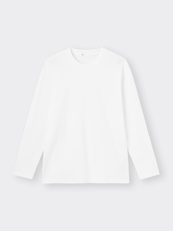 Soft Cottoncrew Neck T-Shirtlong Sleeve