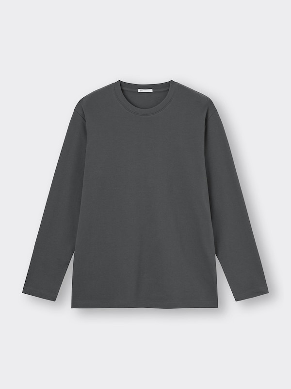 Soft Cottoncrew Neck T-Shirtlong Sleeve