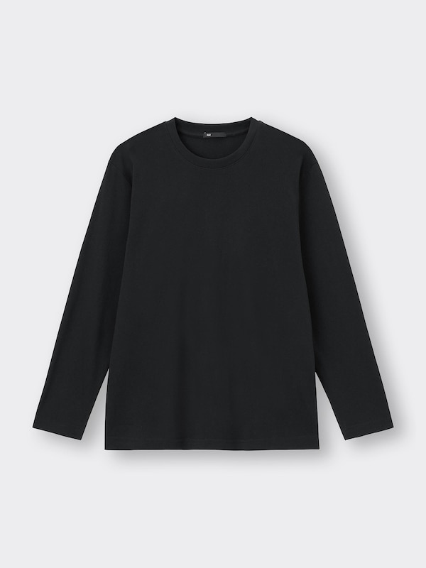 Soft Cottoncrew Neck T-Shirtlong Sleeve