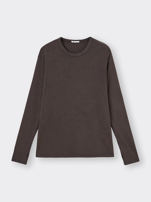 Washed Slim Fit T-Shirt Long Sleeve