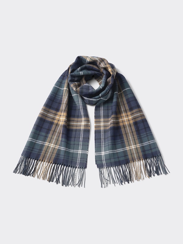 STYLE-HEAT Checked Scarf