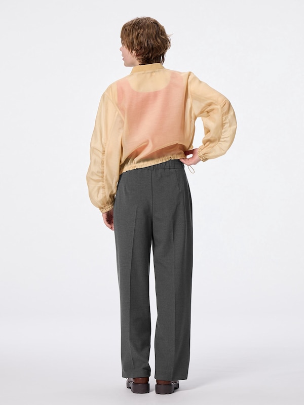 Pleated Wide-Leg Pants