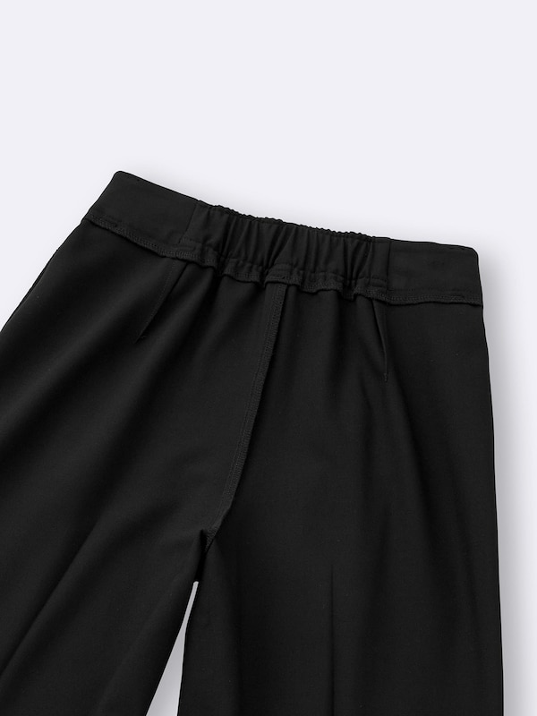 Pleated Wide-Leg Pants