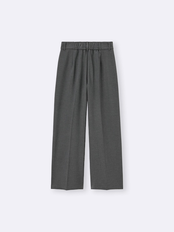 Pleated Wide-Leg Pants