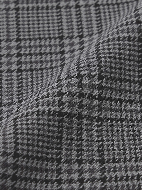 Tucked Wide Pants Checked