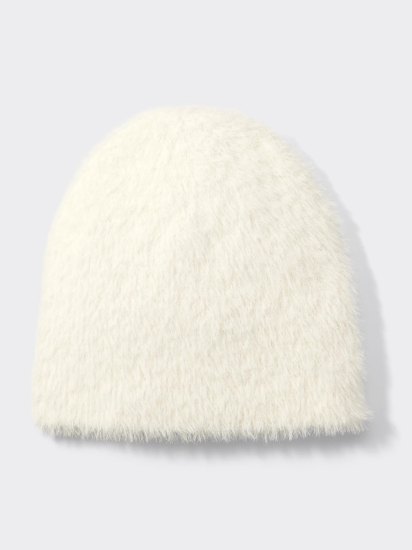 Feather Yarn Knitted Cap