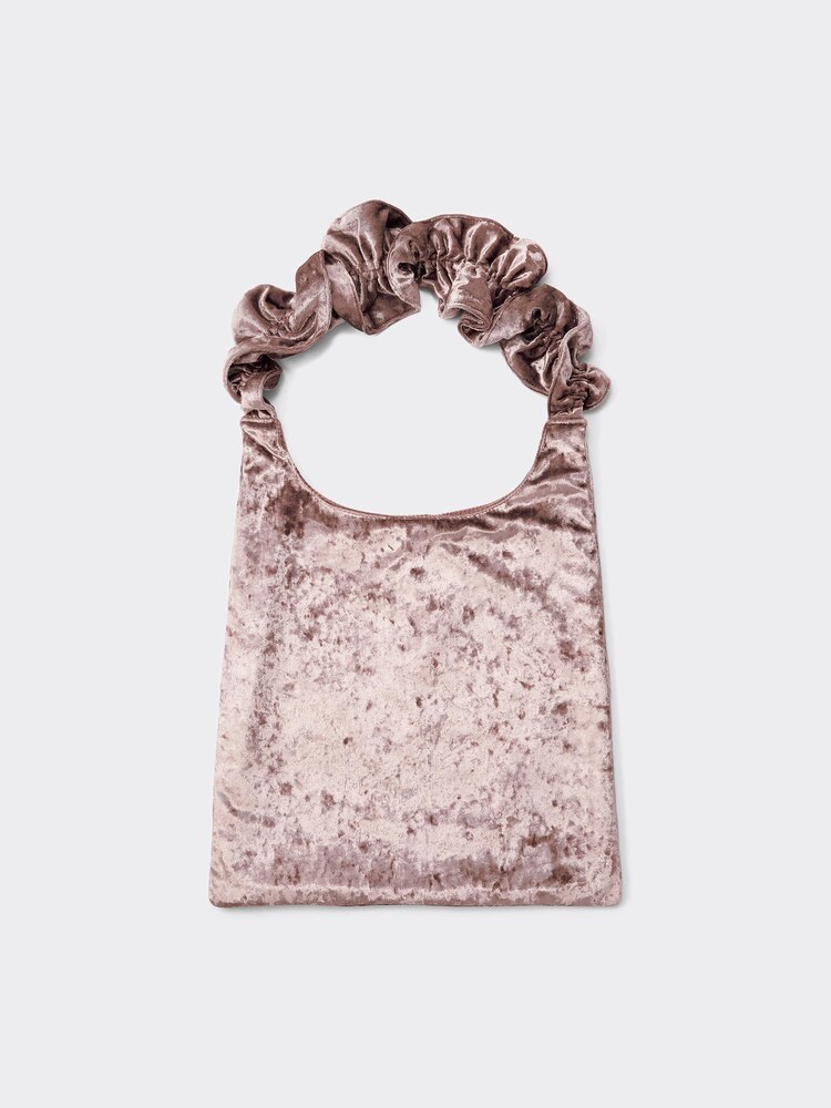 Velour Frill Handle Bag | GU US