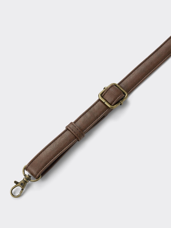 Faux Leather Out Pocket Bag